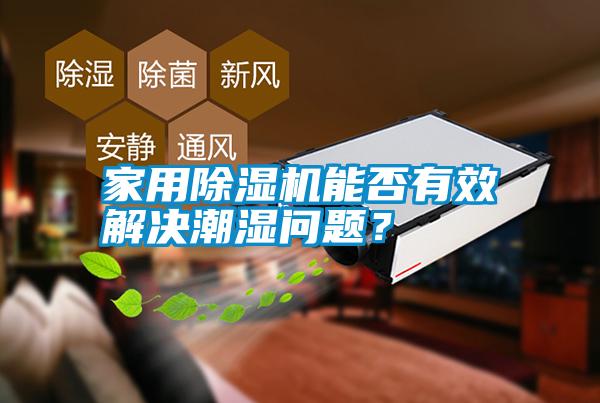 家用除濕機(jī)能否有效解決潮濕問題?