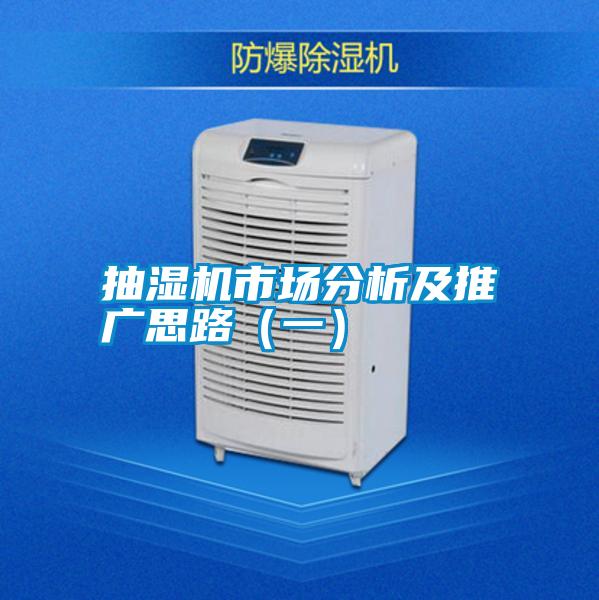 抽濕機(jī)市場(chǎng)分析及推廣思路(一)