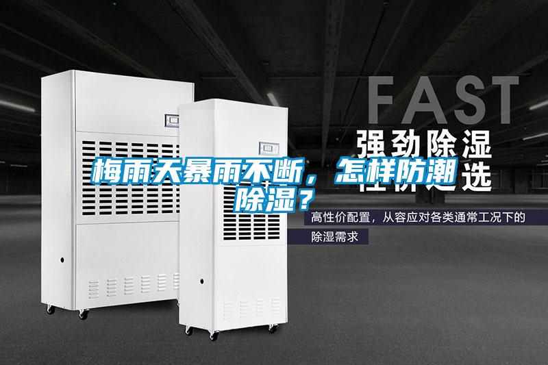 梅雨天暴雨不斷,怎樣防潮除濕?