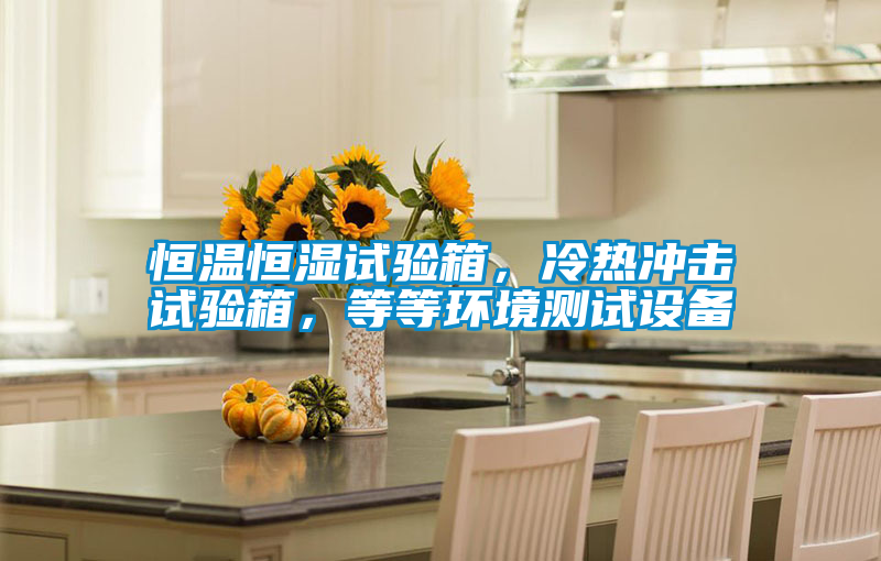 恒溫恒濕試驗箱，冷熱沖擊試驗箱，等等環境測試設備